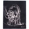 Image 1 : Asger Jorn, Abstract Figure, Modern Wool Rug