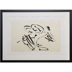 Reuben Nakian, Leda and the Swan 4, Etching and Chine Colle