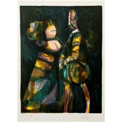 Orlando Pelayo, Baila, Lithograph
