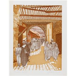 Guillaume Azoulay, Passers By, Etching