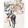 Image 1 : Moshe Gat, Donkey and Rider from People in Israel, Lithograph