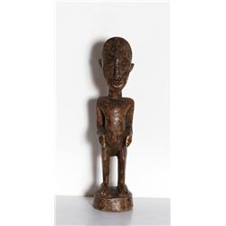 African, Nude Male Figure Sculpture VI , Hand-carved Wood Sculpture