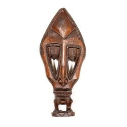Katumo, Diamond Mask, Carved Wood Figure Sculpture