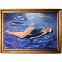 Gary Paul McElrath, Shallow Serenity, Acrylic Painting