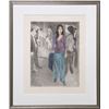 Image 1 : Raphael Soyer, Passing By, Lithograph