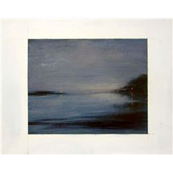 Adam Straus, Long Island Nocturne, Oil Painting