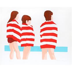 Patricia Sussman, The Beach, Serigraph