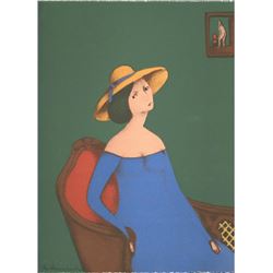 Branko Bahunek, Barbara, Lithograph