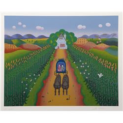Gisela Fabian, The Immigrants, Serigraph