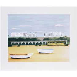 Mary Faulconer, Beach at Brighton, Lithograph