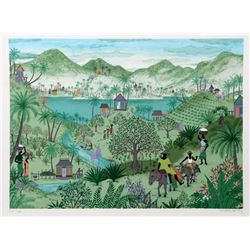 Jack Hofflander, Donkey Ride, Serigraph