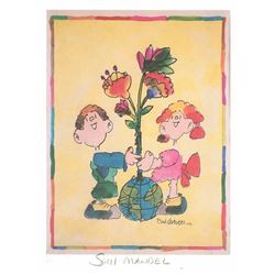 Saul Mandel, Genesis - United Nations, Lithograph
