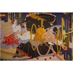 Alvaro Barrios, Plegaria del Jardin Secreto, Serigraph