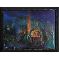 Leonardo Nierman, Un Fuego Magico Variation, Oil Painting