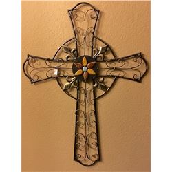 Metal Cross (27” x 19.5”) - Live Bidding Only