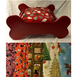 Wooden Dog Bed - Live Bidding Only