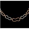 Image 2 : 5.64ctw Diamond Necklace - 18KT Rose and White Gold