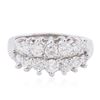 Image 1 : 14KT White Gold 1.07ctw Diamond Ring