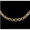 Image 2 : 4.38ctw Diamond Necklace - 14KT Yellow Gold