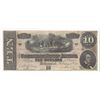 Image 1 : 1864 $10 Confederate States of America Bank Note