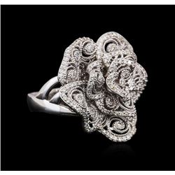 14KT White Gold 0.22ctw Diamond Ring