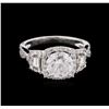 Image 2 : 2.94ctw Diamond Ring - 18KT White Gold