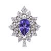 Image 2 : 14KT White Gold 2.45ct Tanzanite and Diamond Ring