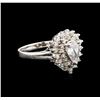 Image 1 : 1.42ctw Diamond Ring - 14KT White Gold