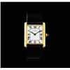Image 1 : Cartier 18KT Yellow Gold Tank Ladies Watch