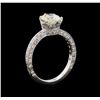 Image 4 : 2.03ctw Diamond Ring - Platinum