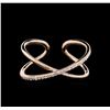 Image 2 : 0.16ctw Diamond Ring - 14KT Rose Gold