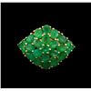 Image 2 : 3.68ctw Emerald Ring - 14KT Yellow Gold