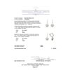 Image 3 : 1.30ctw Diamond Dangle Earrings - 14KT White Gold