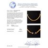 Image 3 : 0.45ctw Black Diamond Necklace - 18KT Yellow and White Gold