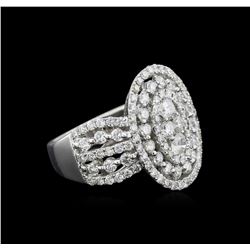 2.32ctw Diamond Ring - 18KT White Gold