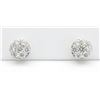 Image 4 : 1.00ctw Diamond Earrings - 14KT White Gold