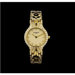 Patek Philippe 18KT Gold 1.00ctw Diamond La Flame Watch