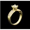 Image 3 : EGL USA Cert 1.39ctw Fancy Yellow Diamond Ring - 18KT Yellow Gold