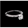 Image 1 : 0.78ctw Diamond Ring - 14KT White Gold