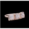 Image 1 : 1.04ctw Diamond Ring - 14KT Rose Gold