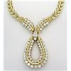 Image 2 : 2.95ctw Diamond Necklace - 14KT Yellow Gold