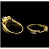 Image 3 : 1.25ctw Diamond Wedding Ring Set - 14KT Yellow Gold