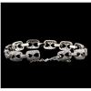 Image 3 : 3.05ctw Diamond Bracelet - 14KT White Gold