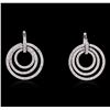 Image 1 : 14KT White Gold 5.43ctw Diamond Earrings