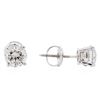 Image 2 : 1.41ctw Diamond Stud Earrings - 14KT White Gold