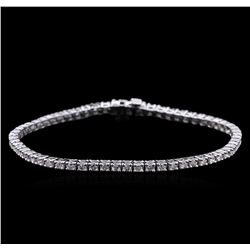 14KT White Gold 2.37ctw Diamond Bracelet