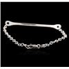 Image 2 : 14KT White Gold 0.26ctw Diamond Bracelet