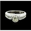 Image 2 : 18KT White Gold 1.27ctw Diamond Ring