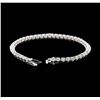 Image 3 : 18KT White Gold 9.04ctw Diamond Tennis Bracelet