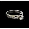 Image 1 : 0.77ctw Diamond Ring - 18KT White Gold